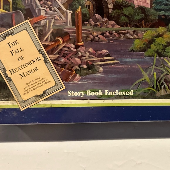 Jigssaw Puzzle 1000 Piece The Fall Of Heathmoor Manor Glow in the Dark Sealed - Picture 3 of 14